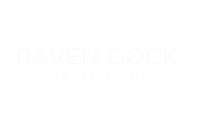 raven dock textile art